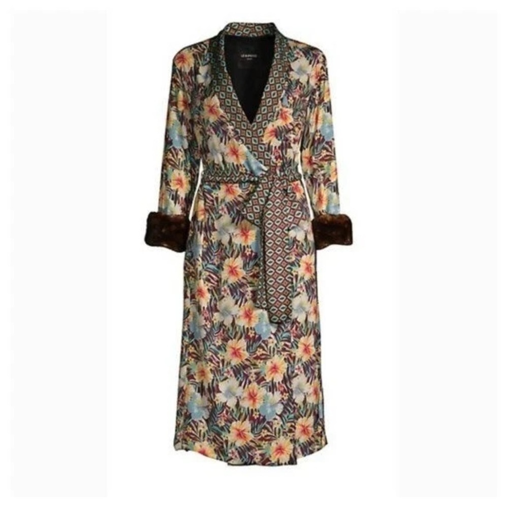 NWOT Le Superbe Revolve Hibiscus Robe Dress *Rihanna Favorite Size 4 - Picture 2 of 9